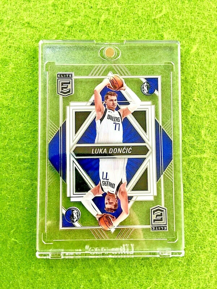 LUKA DONCIC CLEAR CARD JERSEY #77 MAVERICKS SP 2021-22 Elite DECK Luka Doncic SP