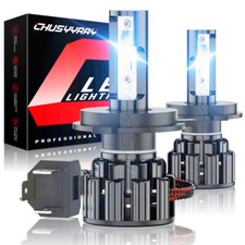 H4 Motorcycle Light Led Headlight Bulb Hi Lo Kit Beam Lamp 6000K White Canbus UK