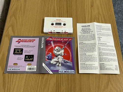 Hewson Exolon Commodore 64 Cassette - Rare & Working -👽👾Retro Gift Idea👾👽 - Photo 7/12