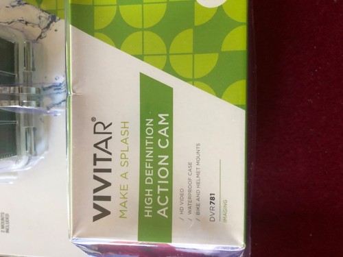 VIVITAR HIGH DEFINITION ACTION CAM WATERPROOF CAMERA + 2 MOUNTS - DVR781 - Picture 4 of 8
