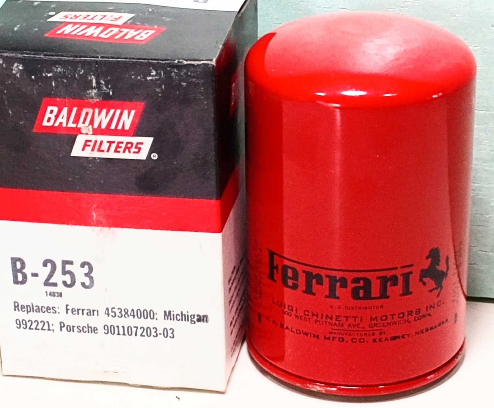 Ferrari Luigi Chinetti Motors Baldwin B253 Engine Oil Filter_275_365_246_330