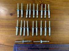 Mono Bolt Steel Pop Rivets, Diameter 6.4mm x 20mm Long. Quantity 20