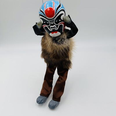 Marionette Monkey God Puppet Hou Jia Guan Folk Art Mask Oddities With Box 7 