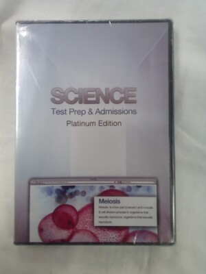Science Exams Test Prep & Admissions Platinum Edition CD-ROM WIN, MAC New/Sealed