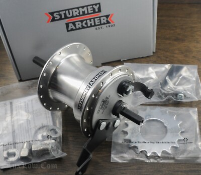 Sturmey Archer A2D 2 Speed Drum Brake Bike HUB 36h 130mm Chopper