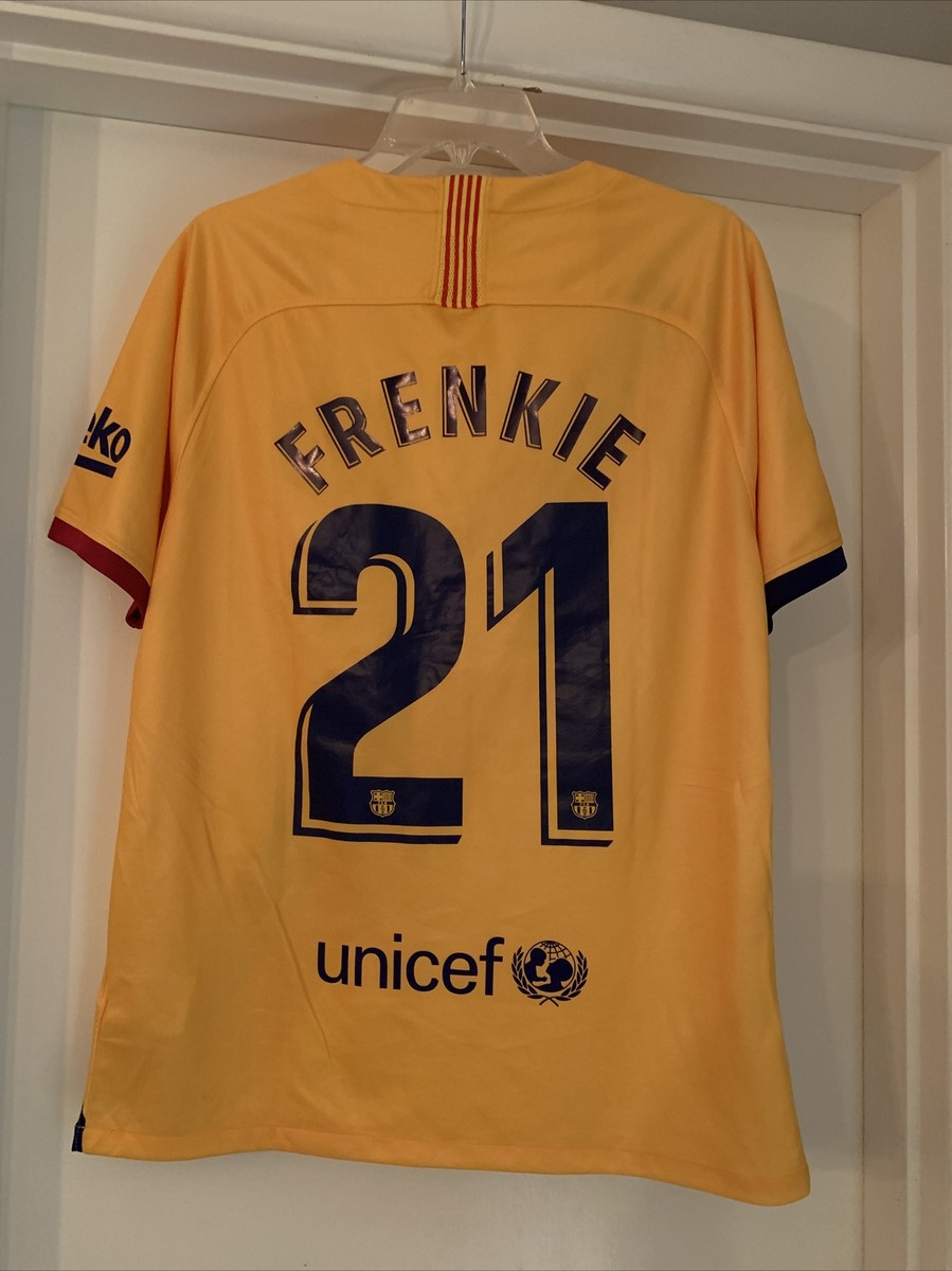 Nike FC Barcelona Frenkie VAPORKNIT Away Jersey Men's M | eBay