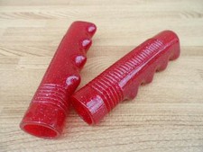 Red Sparkle Krate Vintage Schwinn Stingray Type Bike Grips Lowrider Bicycle