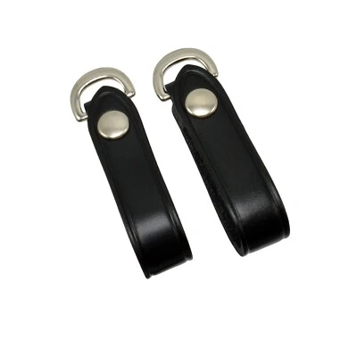 Jay-Pee Slide on "D" Rings Shoulder Strap Anchor Chrome Dees Sam Browne Belt