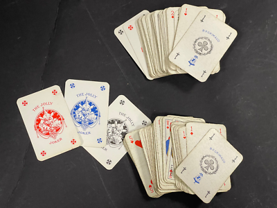 Deux Mini Jeux De Cartes BP Grimaud Vintage - France, XXème Siècle, Occasion