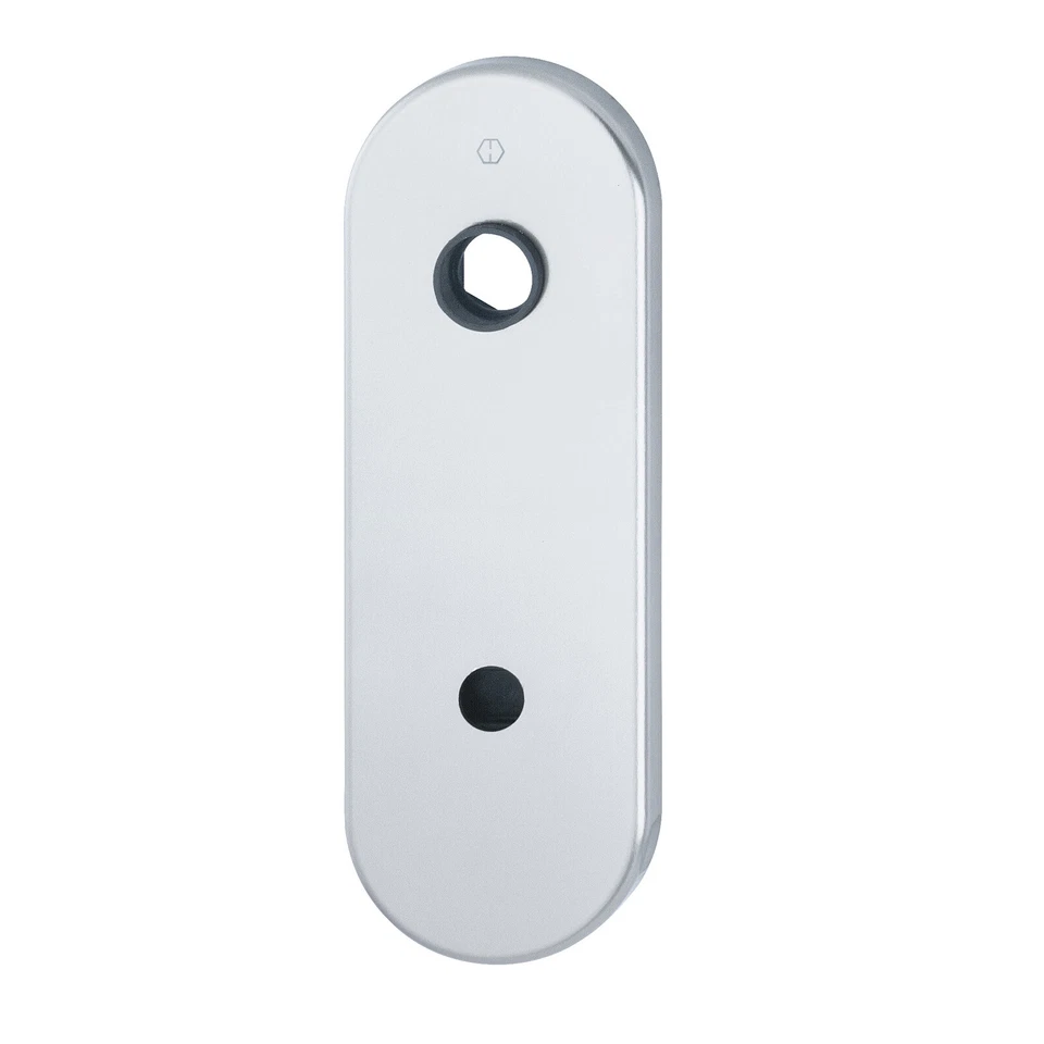 Kit maniglieria interna per porte blindate Di.Bi. Argento, Alta qualità italiana - Immagine 3 di 4