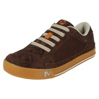 Boys Merrell Brown Lace Up Casual Shoes Style - Skyjumper Brash J95511 Boys Merrell Brown Lace Up Casual Shoes Style - Skyjumper Brash J95511