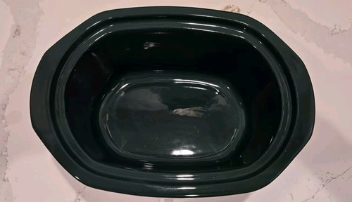 VTG Rival Crock Pot Stoneware Slow Cooker Oval Model #3755 Vegetable Design USA - Picture 2 of 8
