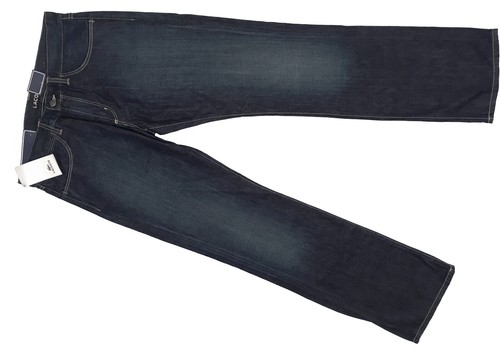 NEW $130 Lacoste Jeans! Dark Blue Dirty 