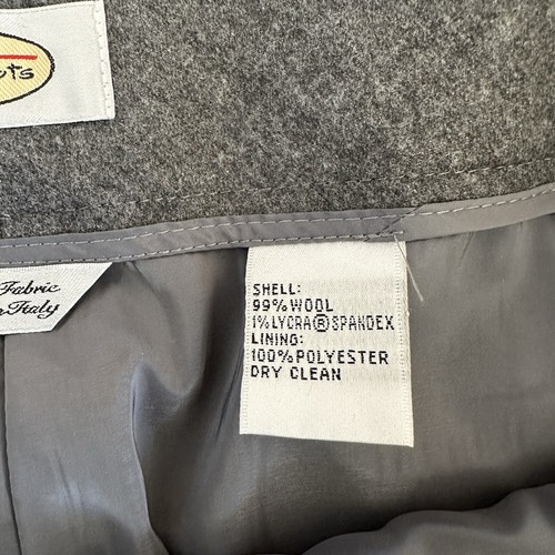 NWT Talbots Plus 18 Tall Wool Pants Italian Stretch Flannel High Waist Lined - Picture 10 of 12