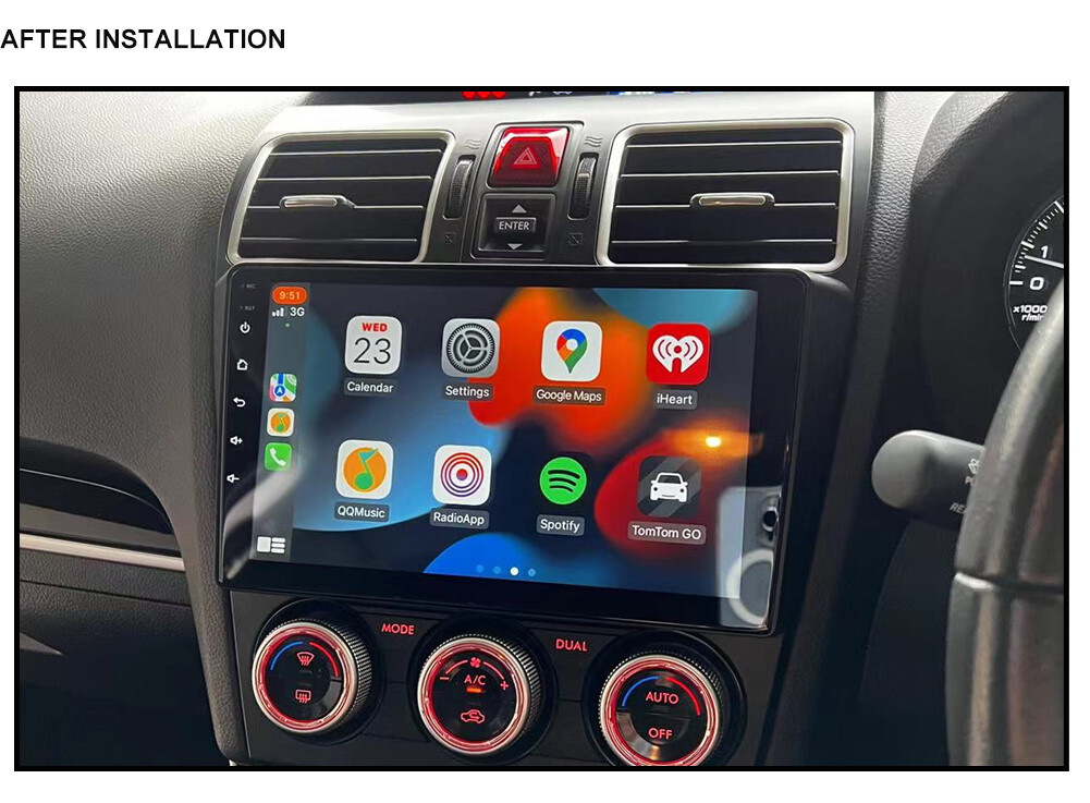 9" WIRELESS CARPLAY ANDROID AUTO 10.0 SAT NAV BT FOR SUBARU FORESTER