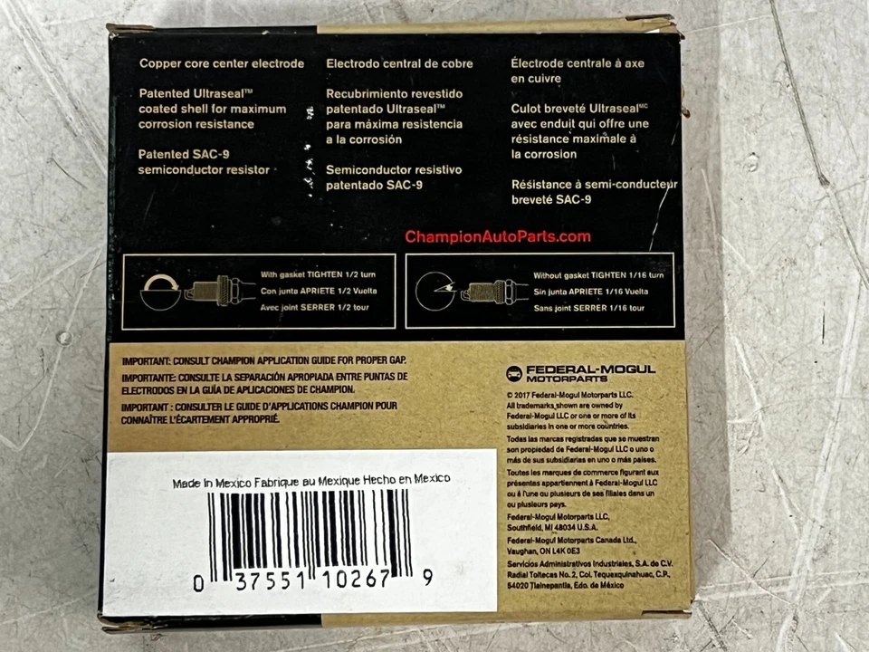 LOTE DE 18 bujías Champion Copper Plus 844 / H10C Foto 3 de 4