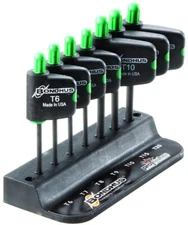 Bondhus 7pc Flag Handle Torx Star Tip Wrench Set T6-T20 MADE IN USA 34445