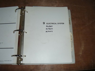 Kubota M6800 M8200 M9000 Tractor Electrical Wiring Diagram Manual | eBay
