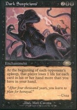 Dark Suspicions PL/MP, English MTG Planeshift