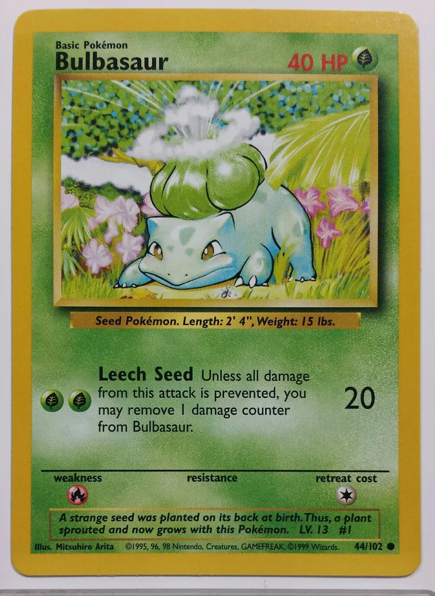 Pokémon Card Database - Base - #44 Bulbasaur