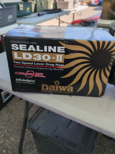 DAIWA SEALINE SLD30-II RIGHT HAND LEVER DRAG FISHING REEL 2 SPEED NICE