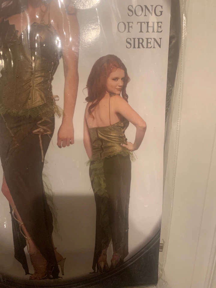 Nuevo Disfraz de Sirena Canción de la Sirena Servicio de Labios Adulto Talla L Corsé y Falda Larga Foto 2 de 4