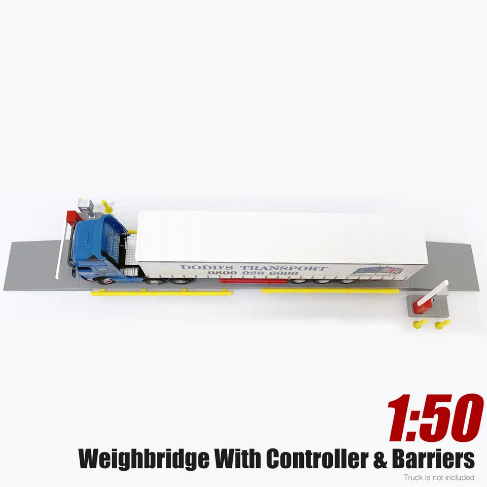 1:50 Scale Weighbridge with Screen & Barriers – Diorama Display for Trucks/Plant - Image 2 of 4