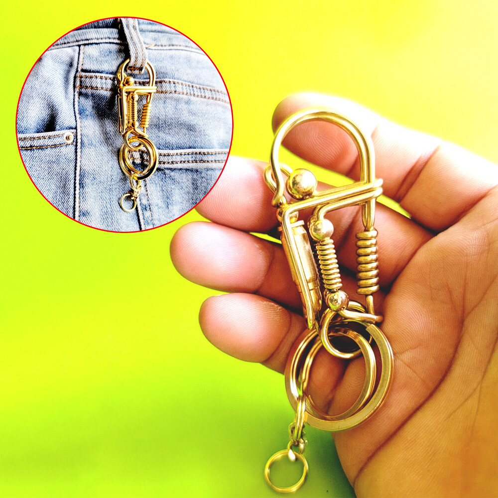 Bullet Keychain Hooks Handmade DIY Key Chain Clasps Golden Gifts for Men  Women