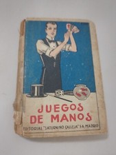 Antique HAND GAMES Spanish Magician Book Saturnino Calleja Madrid Spain ca. 1920
