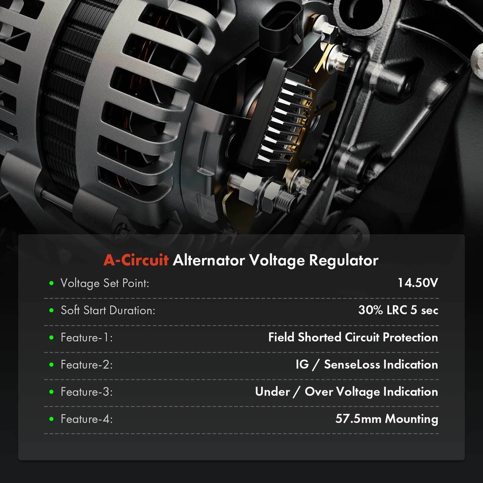 Regulador alternador para camioneta Toyota Camry RAV4 Corolla Tacoma Chevrolet Lexus Foto 2 de 4