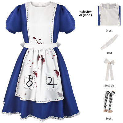 Game Alice: Madness Returns Cosplay Costume Maid Dress Female Party Carnival | eBay Game Alice: Madness Returns Cosplay Costume Maid Dress Female Party Carnival | eBay