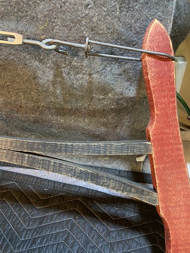 Vintage Einhandbogen Harfensäge sehr gute Form stabil genug zu verwenden mit Originalkoffer - Bild 4 von 24