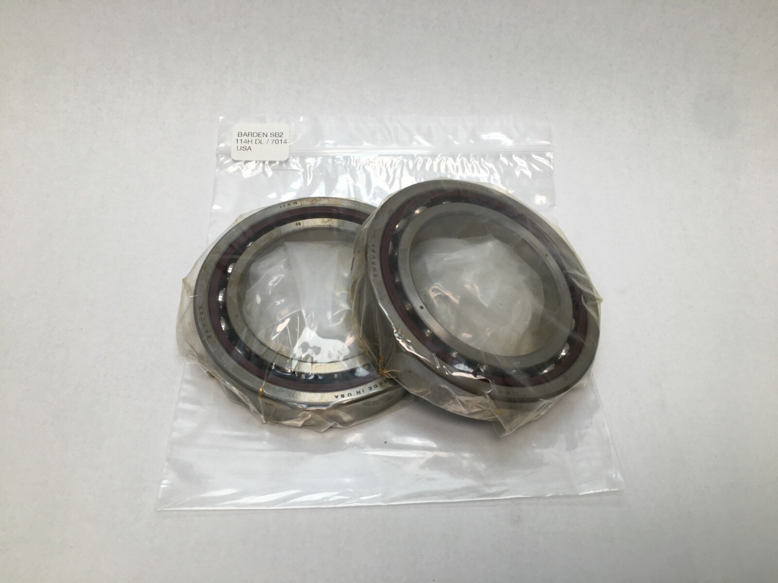 BARDEN 114H-DL Angular Contact Bearing Set 70x110x20 mm 7014 114 H DL USA