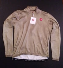 Castelli Pericolo Jersey FZ Long Sleeve Jersey Olive Green Size X-Large New