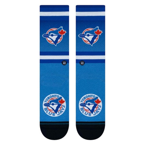 Calze TORONTO BLUE JAYS STANCE Cooperstown Crew taglia L (scarpa uomo USA taglia 9-13) - Foto 2 di 3