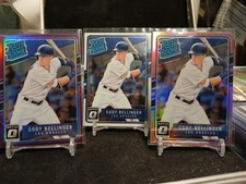 2017 Optic Donruss Prizm Rated Rookie Cody Bellinger Base Purple and Pink #65