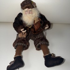 LARGE SHELF SITTER Santa-Like Man Christmas Style -SITTING GREAT CONDITION VTG