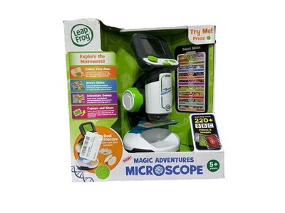 LeapFrog Magic Adventures Microscope 220+ Smart Slides Include Kids Learning NEW