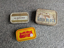 St Bruno, Erinmore Flake, Gold Block, Vintage Tobacco Tins