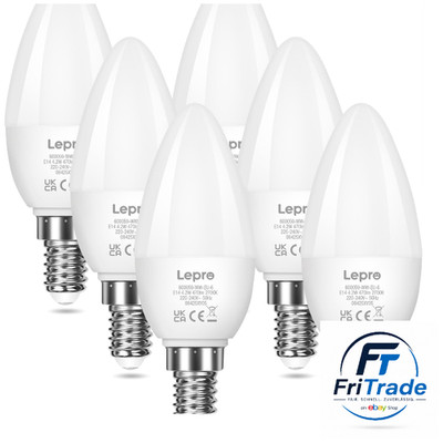 Lepro E14 LED Warmweiss 2700K 4,2W 47
