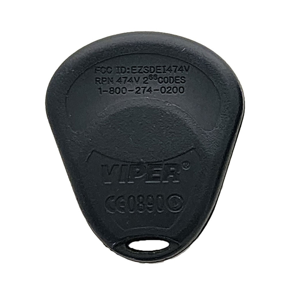4-button VIPER (DEI) Keyfob Remote 474V FCC ID EZSDEI474V