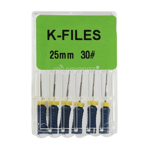 60pcs Dental Endo Root Canal File K-FILES Stainless Steel Hand K Files #15-40 - 第 28/46 張圖片
