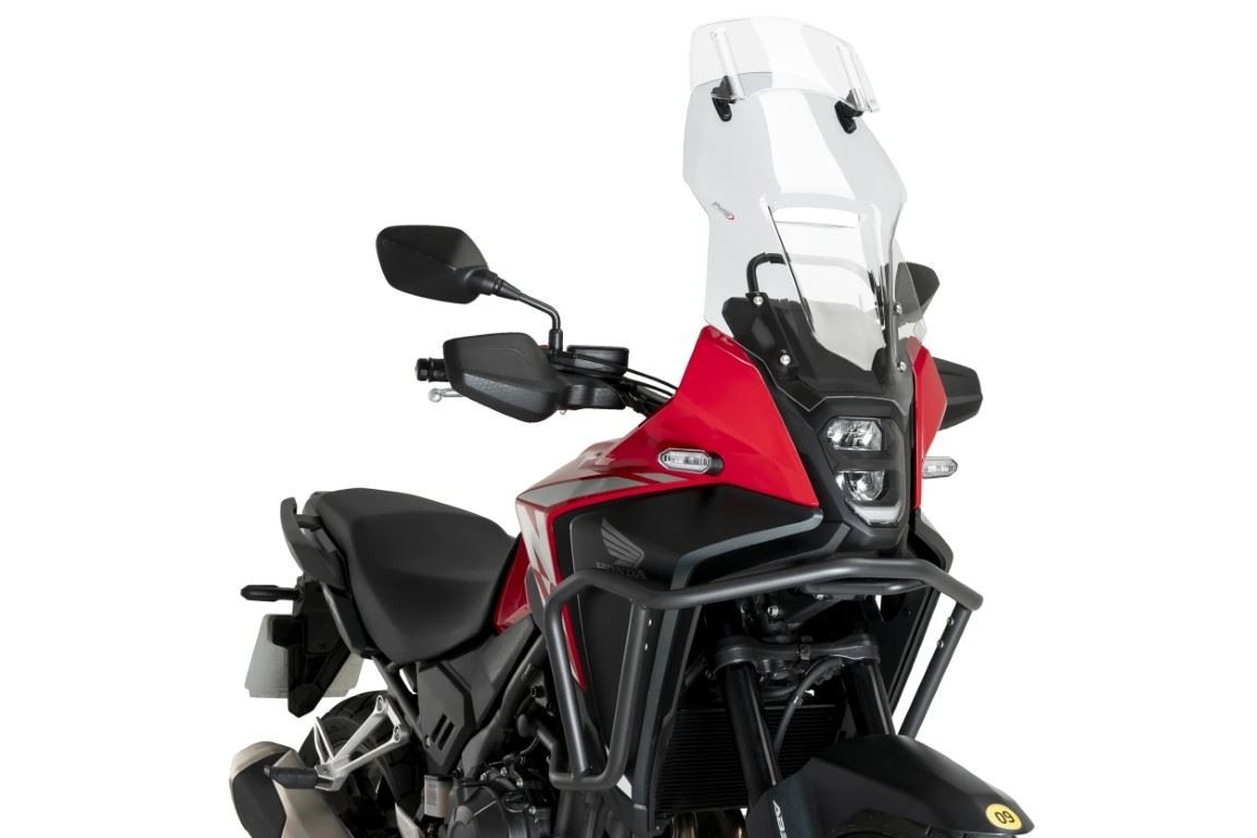 Puig Clear Touring Screen With Extender Honda NX500 2024-2025