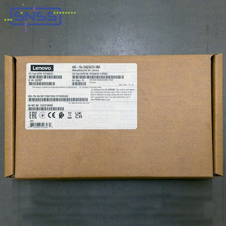 LENOVO BROADCOM 9500-16E ThinkSystem 440-16e PCIe Gen4 HBA 4Y37A09724 EXVAT £248 - Image 3 of 4