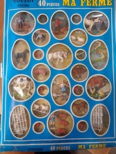 AF690 TOVTOY EDUCATIONAL JOUETS ENFANT 40 PIECES MA FERME ANIMAUX CHEVAL VACHE