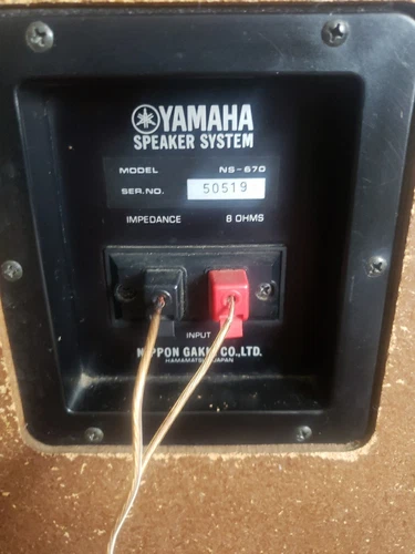 Yamaha NS-670 Speakers 10” 3Way Hifi B - Picture 12 of 14