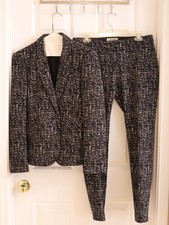 Burberry Larston Wool Silk Tweed Blazer Pant ...