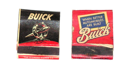 Vintage R-C Buick & Harrelson Motors Dealership Matchbooks Aberdeen SD Moline IL