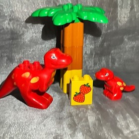 Lego Duplo Zoo Dinosaur Dino Sharp Tooth Baby & Mum 2601 T Rex Dinosaurs