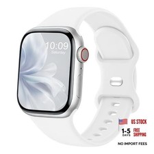 Sport Bands Compatible with Apple 38mm/40mm/41mm/ 42mm Series11 10 S/M White